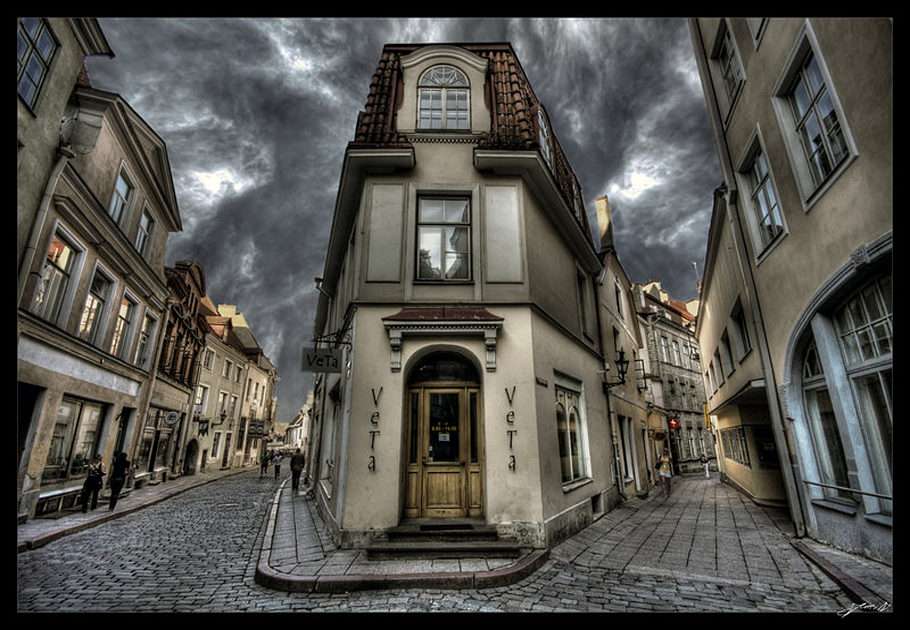 Oude binnenstad van Tallinn puzzel online van foto
