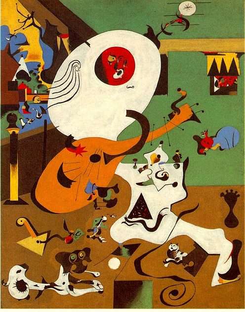 Joan Miro - interior holandes puzzle online from photo