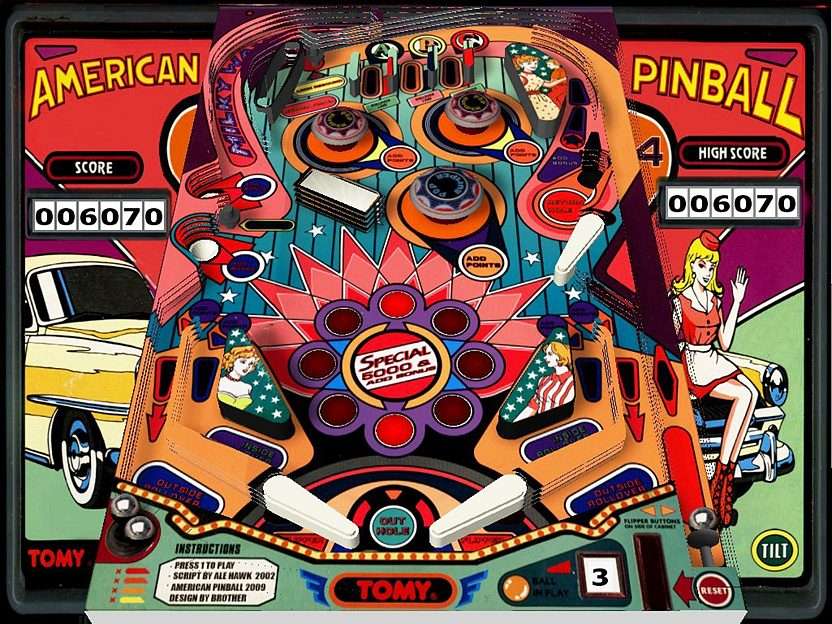 American Pinball puzzle online