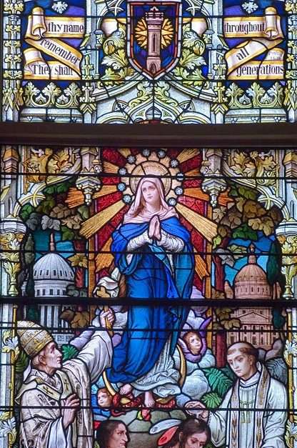 скляне вікно Святого Патріка скласти пазл онлайн з фото