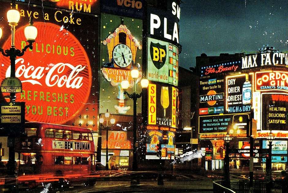 London by night - 31 years ago! online puzzle