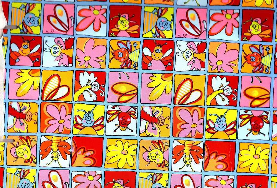 Papel colorido puzzle online