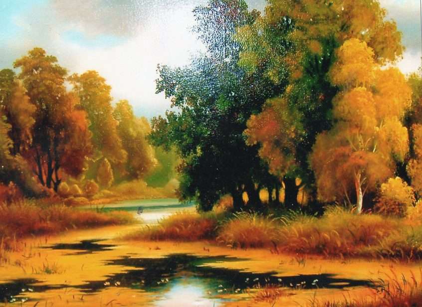 秋の風景 写真からオンラインパズル