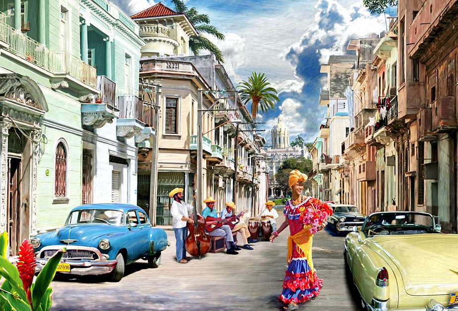 Havanna puzzle online fotóról