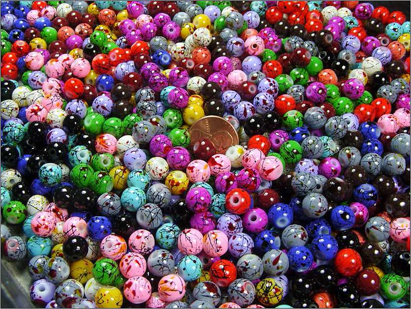 Színes golyók puzzle online fotóról