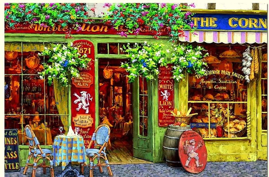 Picturesque pastry shop online puzzle