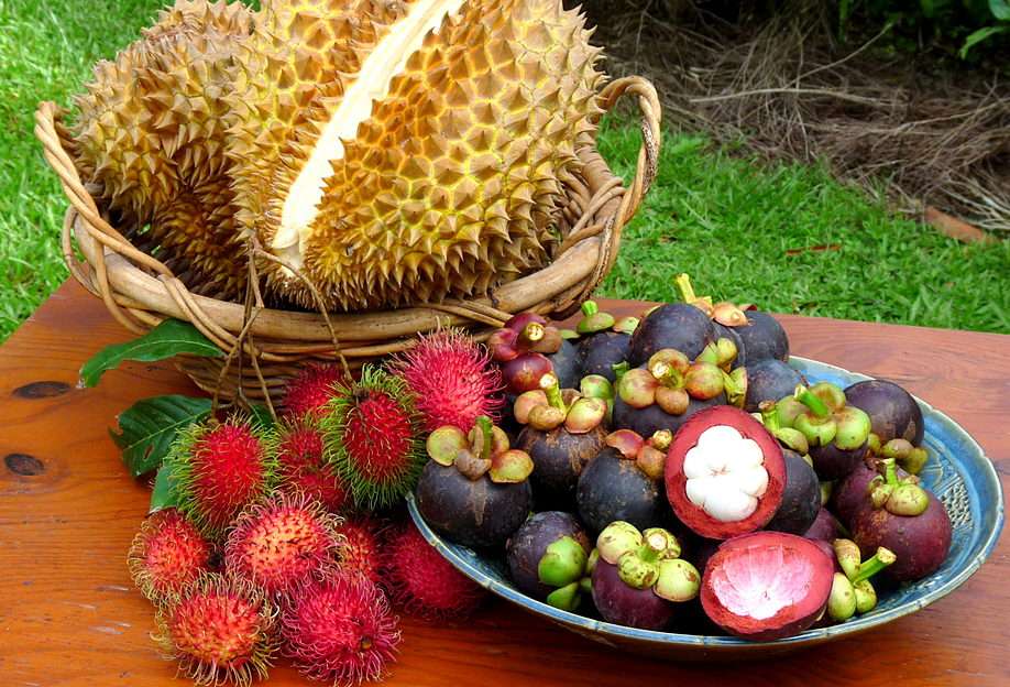 Exotic fruits puzzle online from photo