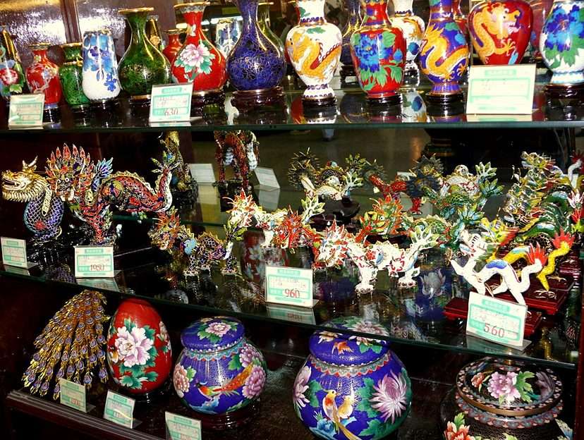 Chinese vases puzzle online from photo