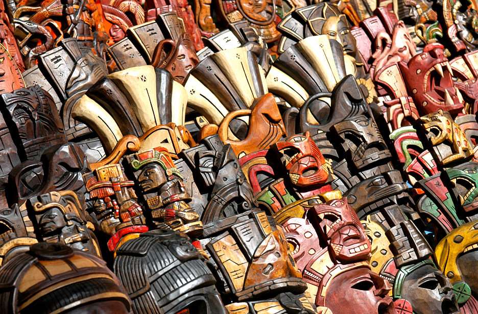 Mexico souvenirs puzzle online from photo
