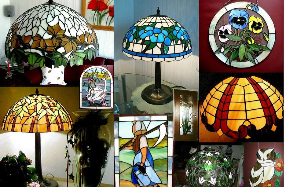 Colorful stained glass ... online puzzle