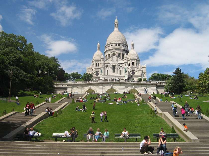 Париж, базиликата Сакре-Кьор онлайн пъзел