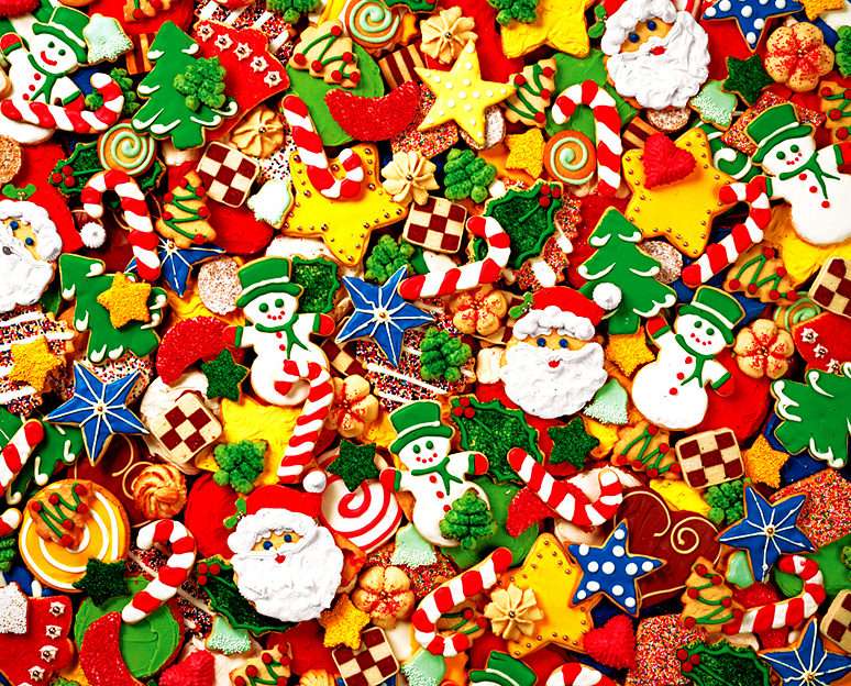 Christmas collage online puzzle