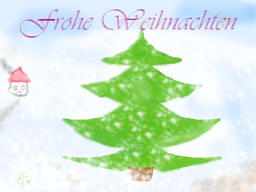 Frohe Weihnachten puzzle online from photo