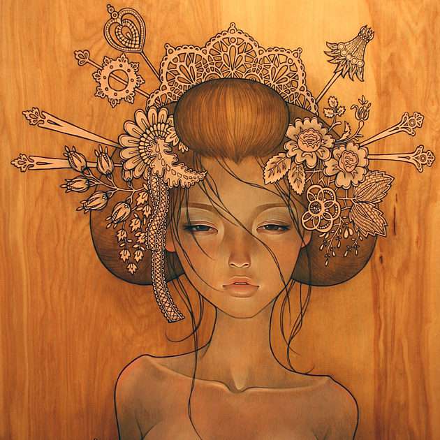 Audrey Kawasaki puzzle online from photo