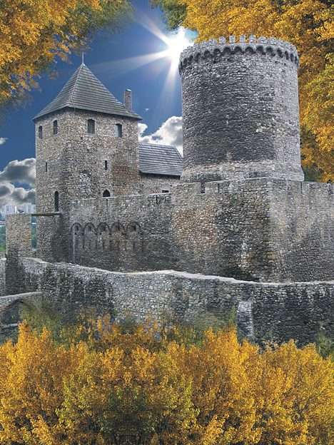 Castelo em Bedzin puzzle online a partir de fotografia
