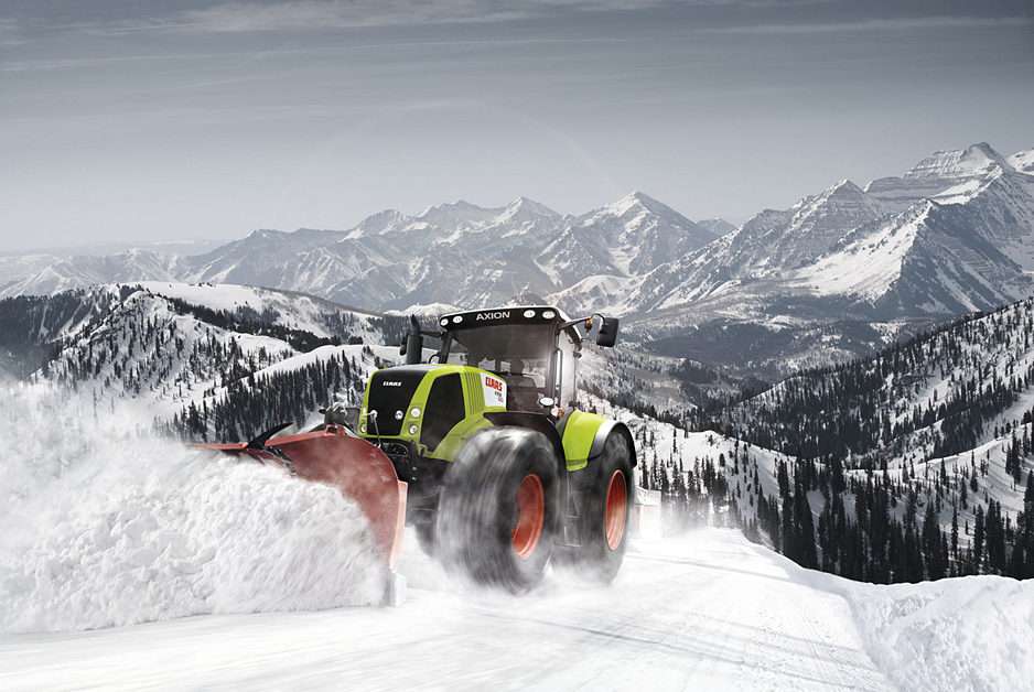 snow removal puzzle online from photo