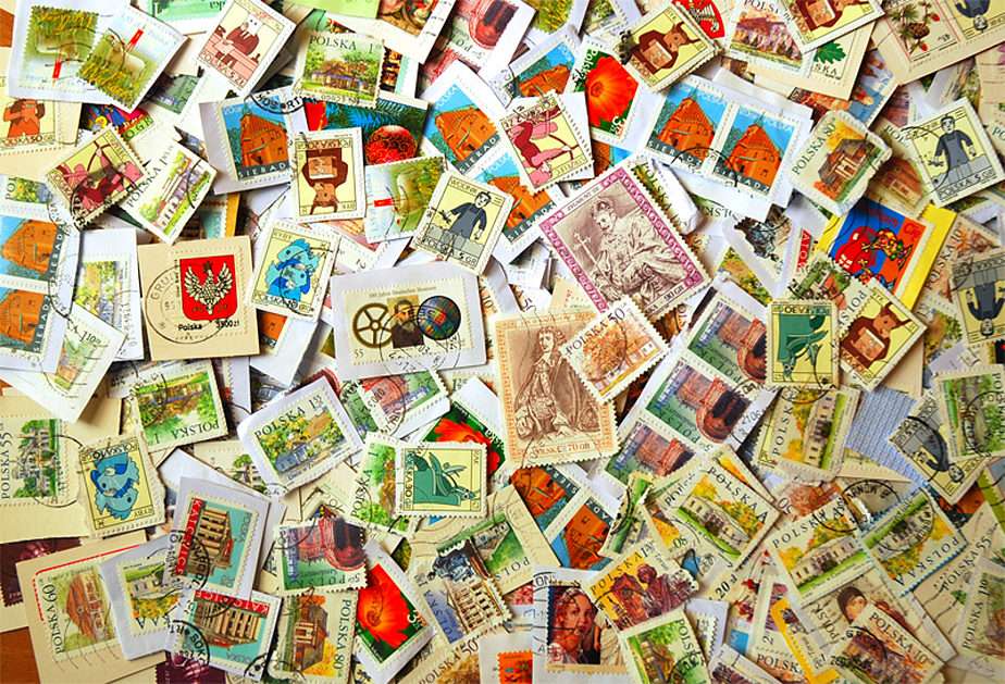 stamp collection puzzle online from photo