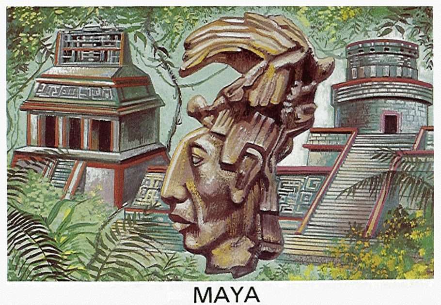 The Mayans ones of the most advanced aciente puzzle online from photo
