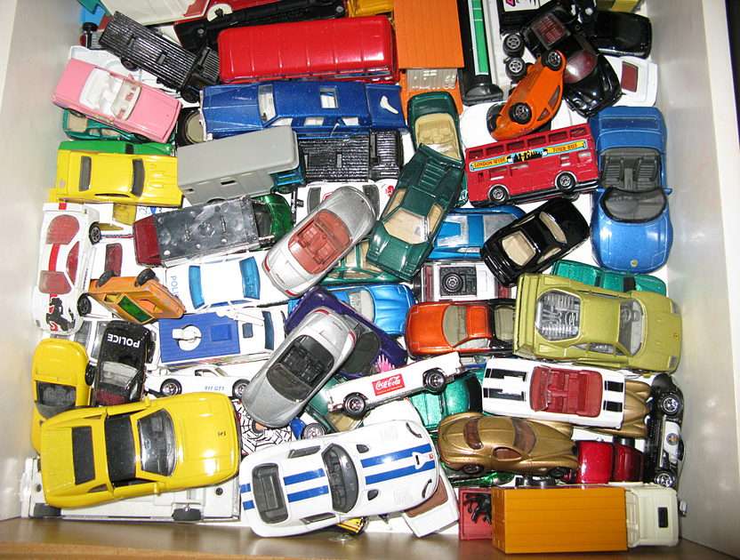 My Matchbox collection puzzle online from photo