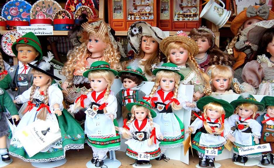 Tyrolské panenky ... online puzzle