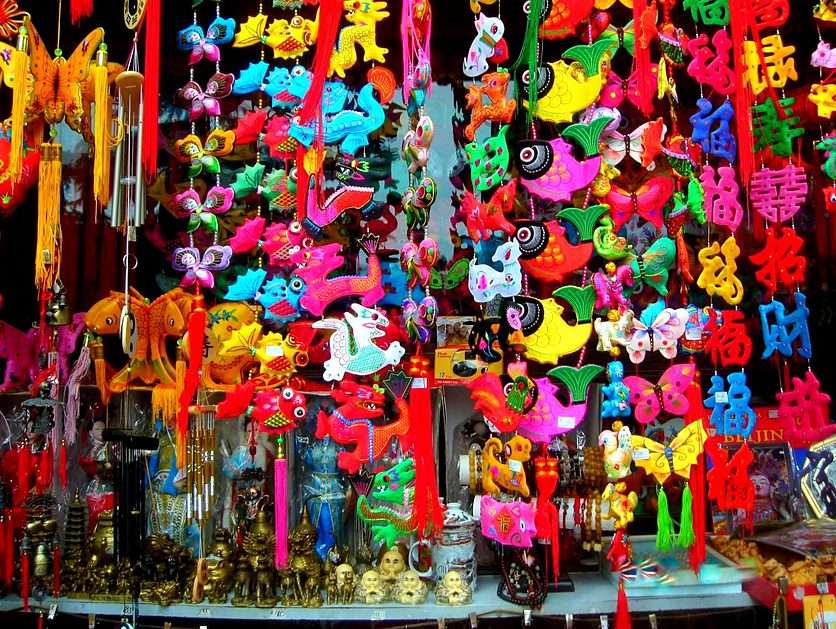 Kinesiska souvenirer Pussel online
