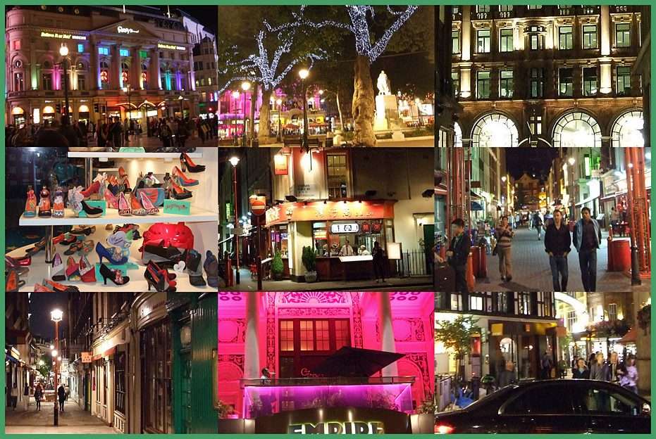 Londen bij nacht - 2 puzzel online van foto