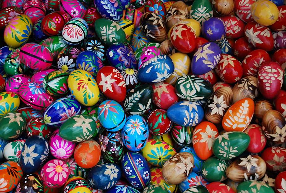 velikonoční vajíčka online puzzle