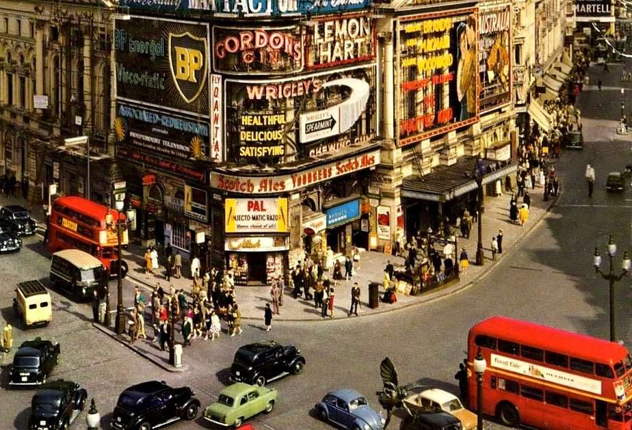 Londres-1960 puzzle online a partir de fotografia