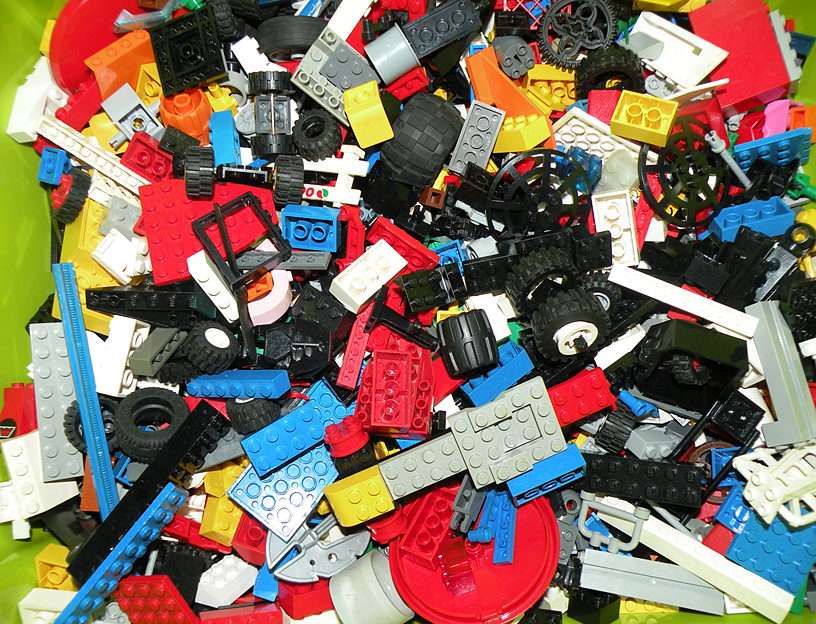 LEGO kostky online puzzle