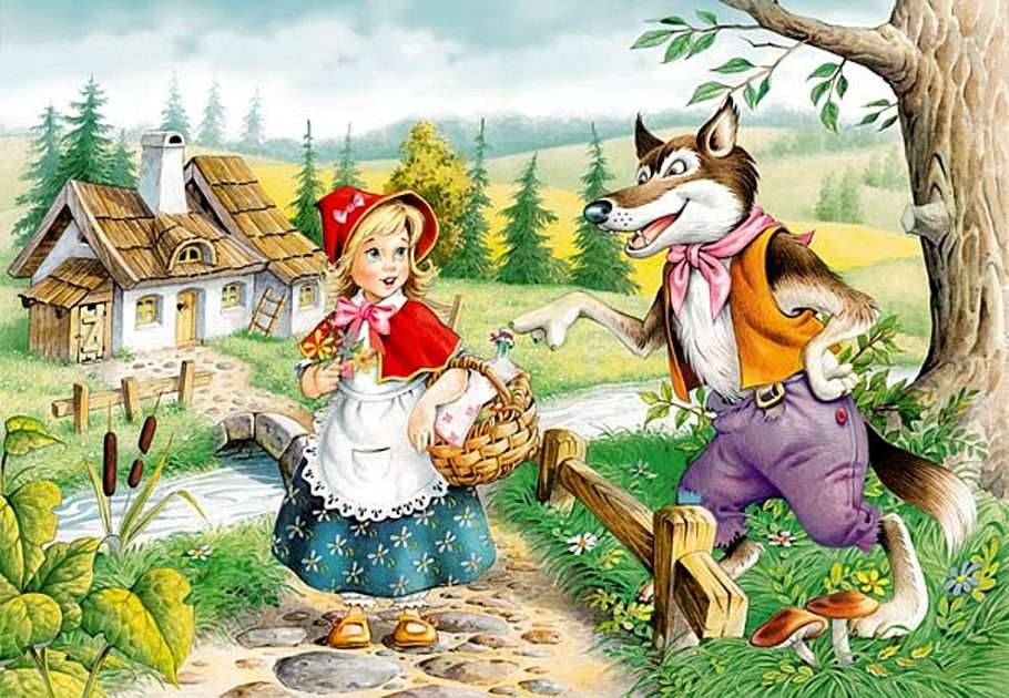 Red Riding Hood puzzle online from photo
