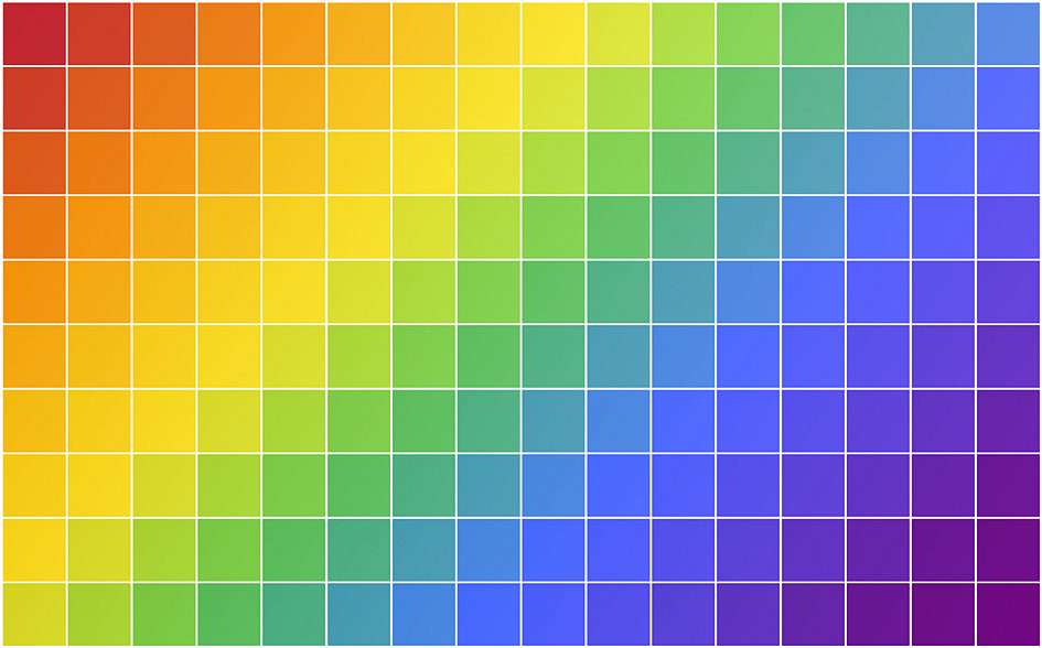 quadrados do arco-íris puzzle online
