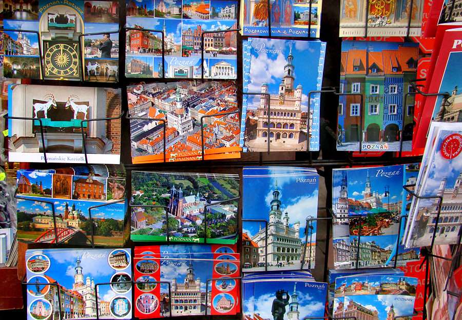 POSTCARDS IN POZNAN puzzle online from photo