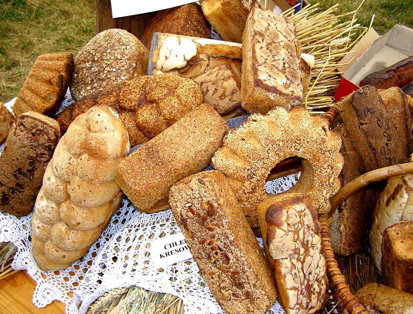 A fair of bread puzzle online from photo