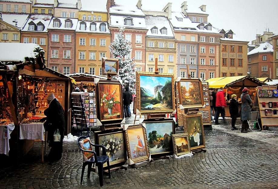 Street gallery puzzle online from photo
