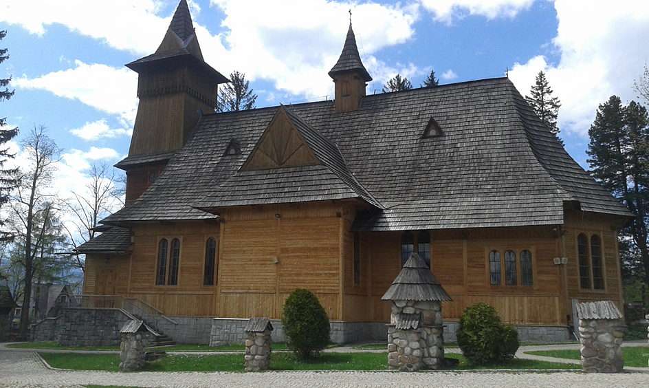 Εκκλησία στο Kościelisko παζλ online από φωτογραφία