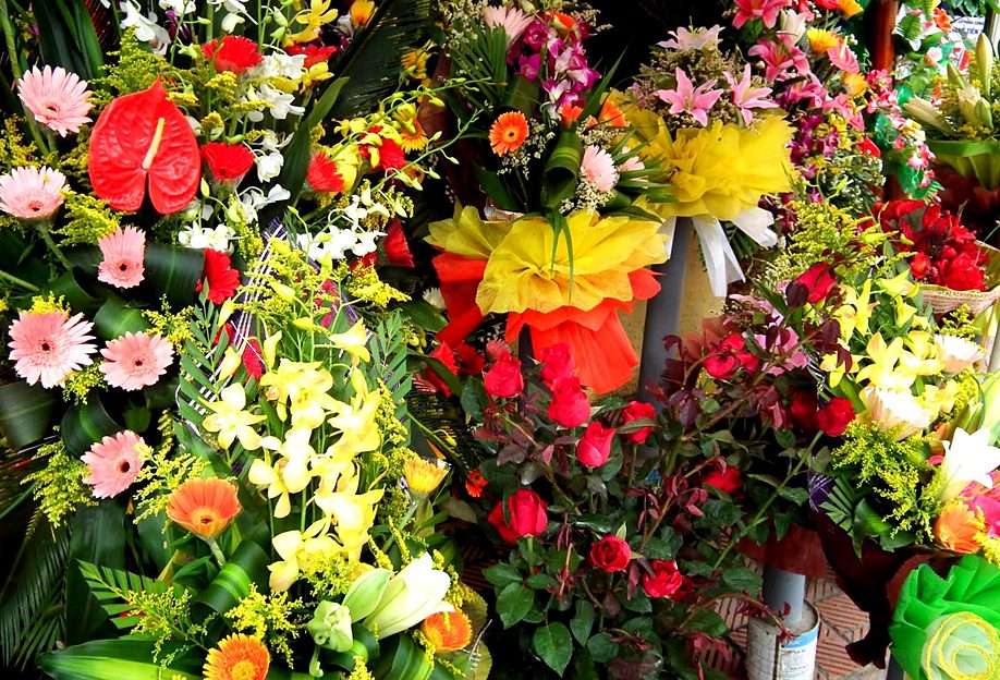 Квіти скласти пазл онлайн з фото