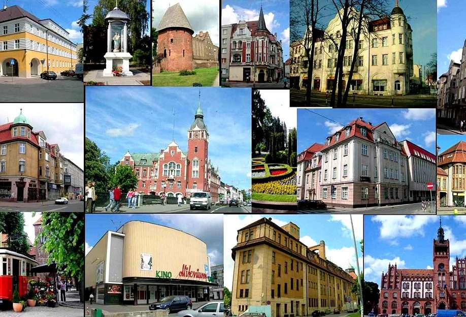 Słupsk-collage puzzle online from photo
