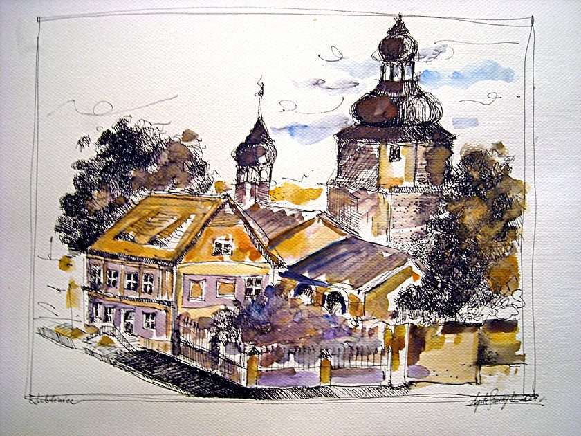 St. Nicholas in Lubliniec puzzel online van foto
