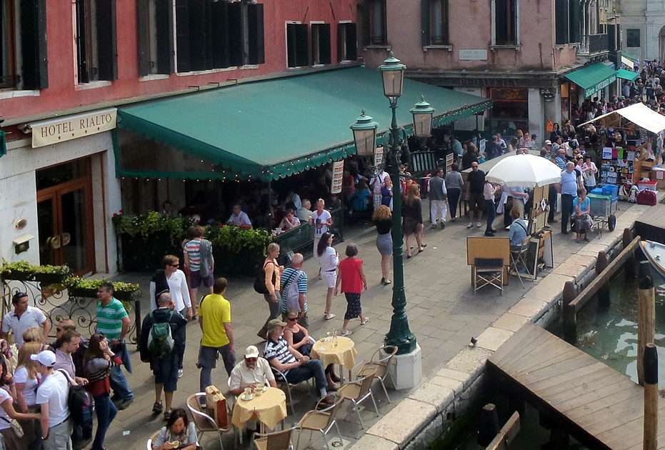 Venedig - vid Canal Grande pussel online från foto
