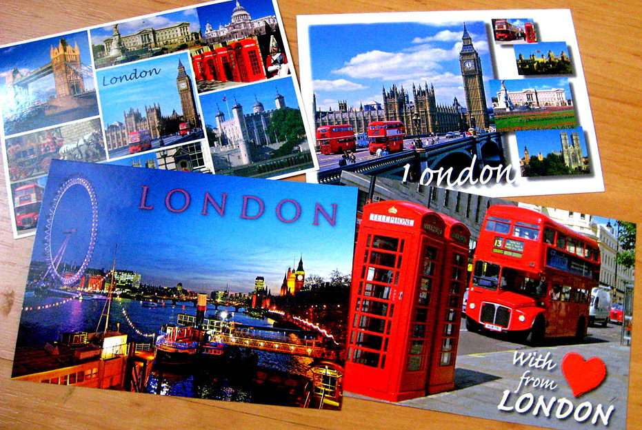Ansichtkaarten uit Londen online puzzel