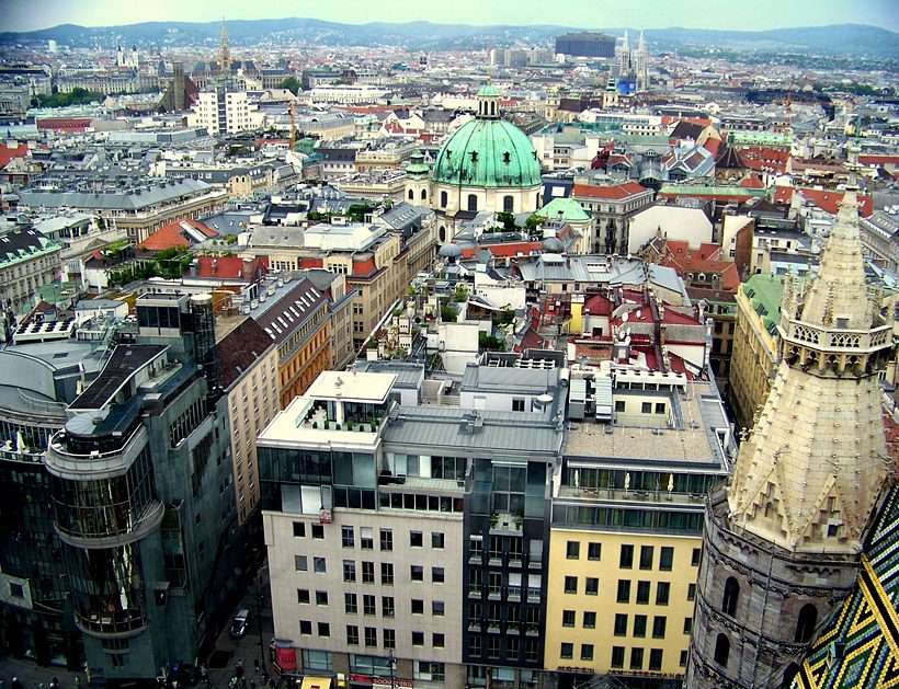 Képeslap Bécsből puzzle online fotóról
