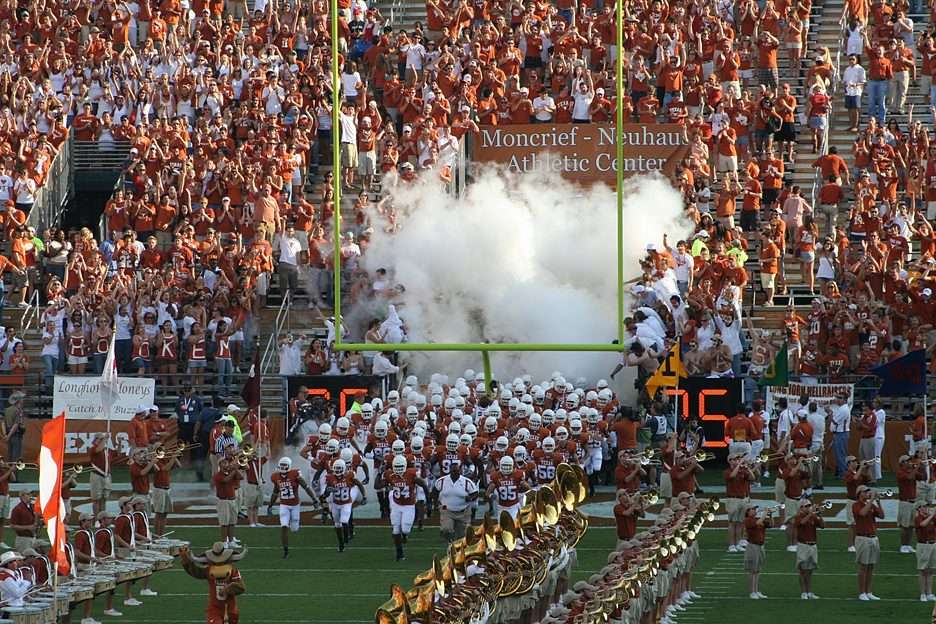 Texas Longhorns football puzzle online from photo