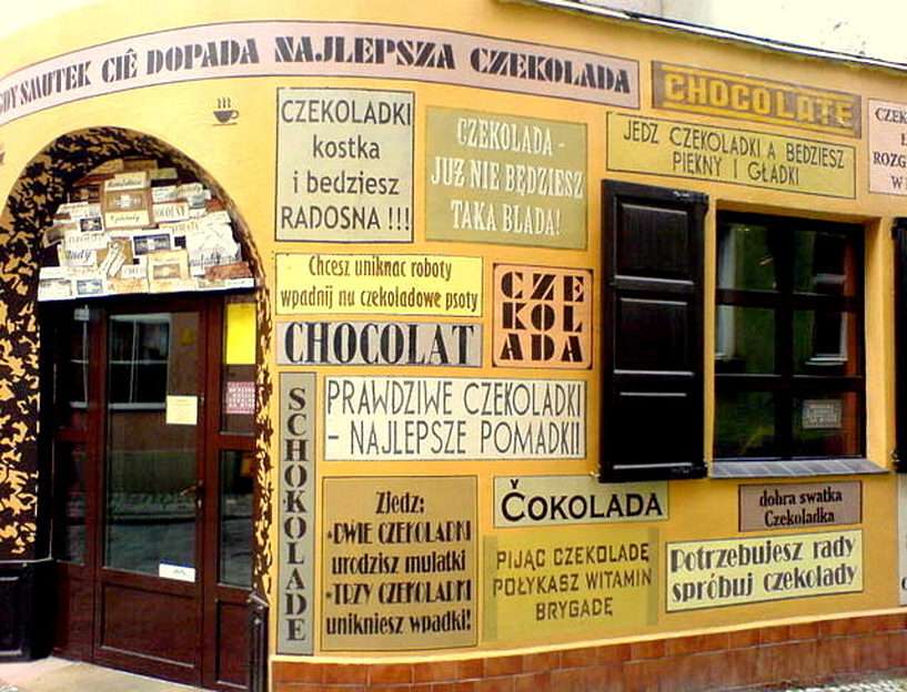 Αγορά σοκολάτας ... παζλ online από φωτογραφία