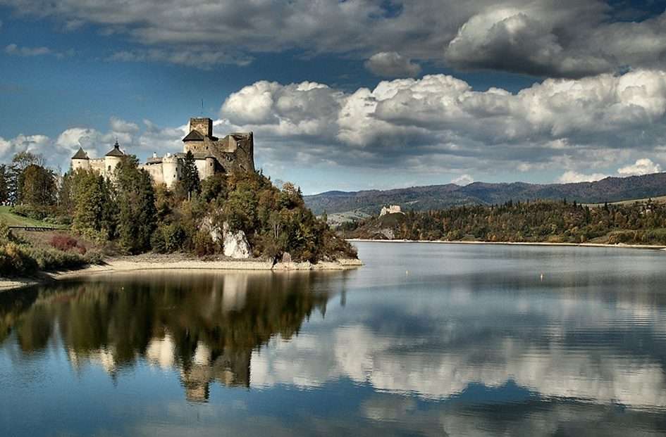 Замъкът Дунаец в Неджица онлайн пъзел