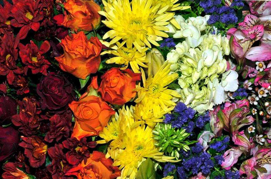 Bloemen puzzel online van foto