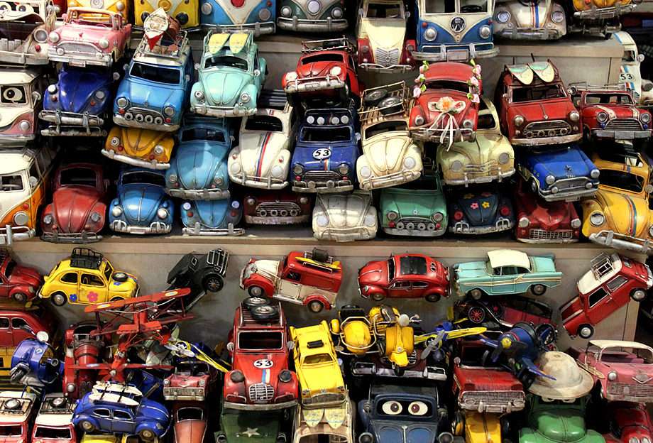 London-car boot puzzle online from photo