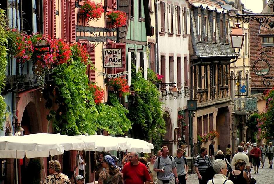 Ribeauville-Alsace pussel online från foto