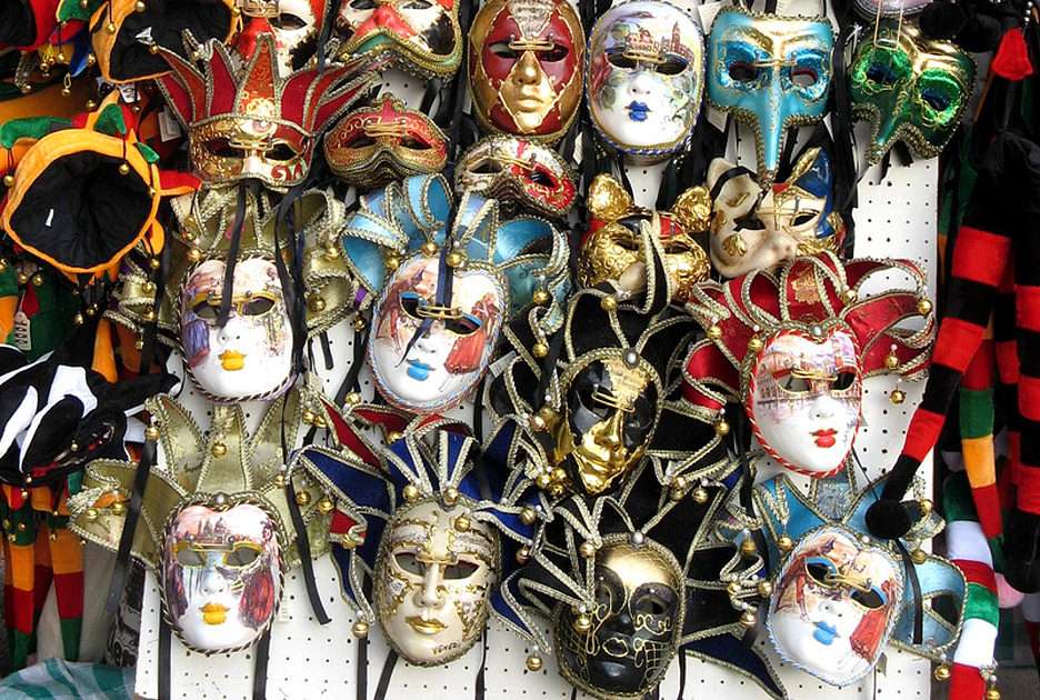 Masks from Camden Town puzzle online from photo