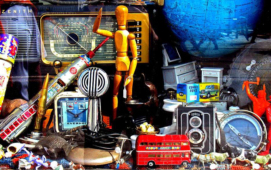 Bagagliaio di una macchina londinese puzzle online da foto
