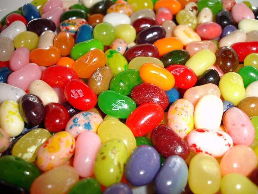 Jelly Beans Online-Puzzle vom Foto
